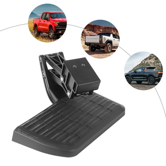 Miumaeov Flip-Down Bumper Bed Step 75302-01A Fits for 2006 2007 2008 2009 2010 2011-2014 Ford F150