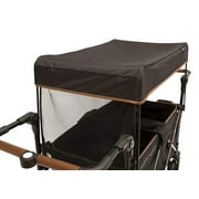 Delta Children Hercules Stroller Wagon for 2 Kids Versatile Stroller Wagon with Canopy, Push/Pull Handles, Cup Holders and Storage Pockets Compact Fold is Great for Travel, Black