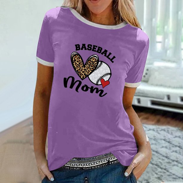 Fiudx Ofertas Flash Del Día Solo En Línea Blusa Holgada de Manga Corta con Cuello Redondo y Manga Abombada para Mujer