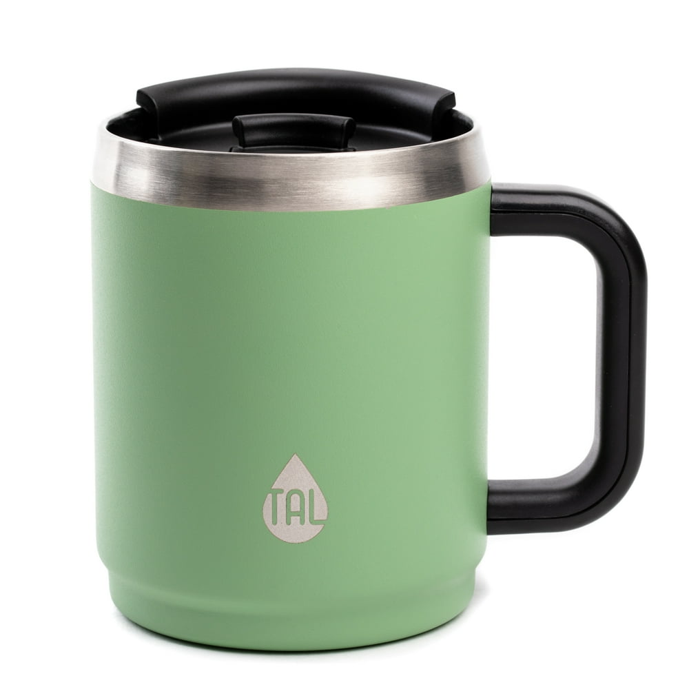 TAL 14 Ounce Sage Green Stainless Steel Boulder Travel Mug Walmart