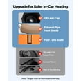 thumbnail image 3 of KFFKFF Diesel Air Heater, 8 kW DC12-24V, Fast Heating Diesel Parking Heater with Remote Control and Square Color Digital Display, Low Noise, Voice Announcement, for RV, Truck, 3 of 9