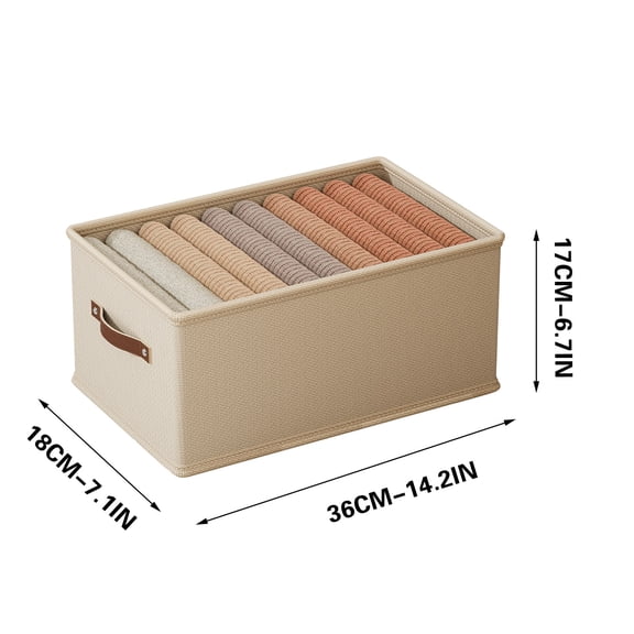 Fanshiluo Oxford Cloth Without Compartments Storage Box Clothing Storage Box Home Storage Clothes Organizer Drawer Storage Box