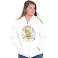 thumbnail image 3 of Woodsy Owl Vintage Love Yourself Unisex Plus Size Zip Hoodie Brisco Brands 5X, 3 of 5