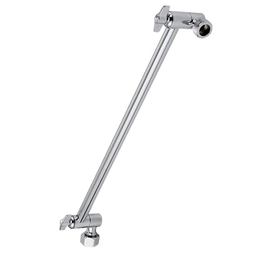 SparkPod Solid Brass Adjustable Shower Arm Extension with Universal