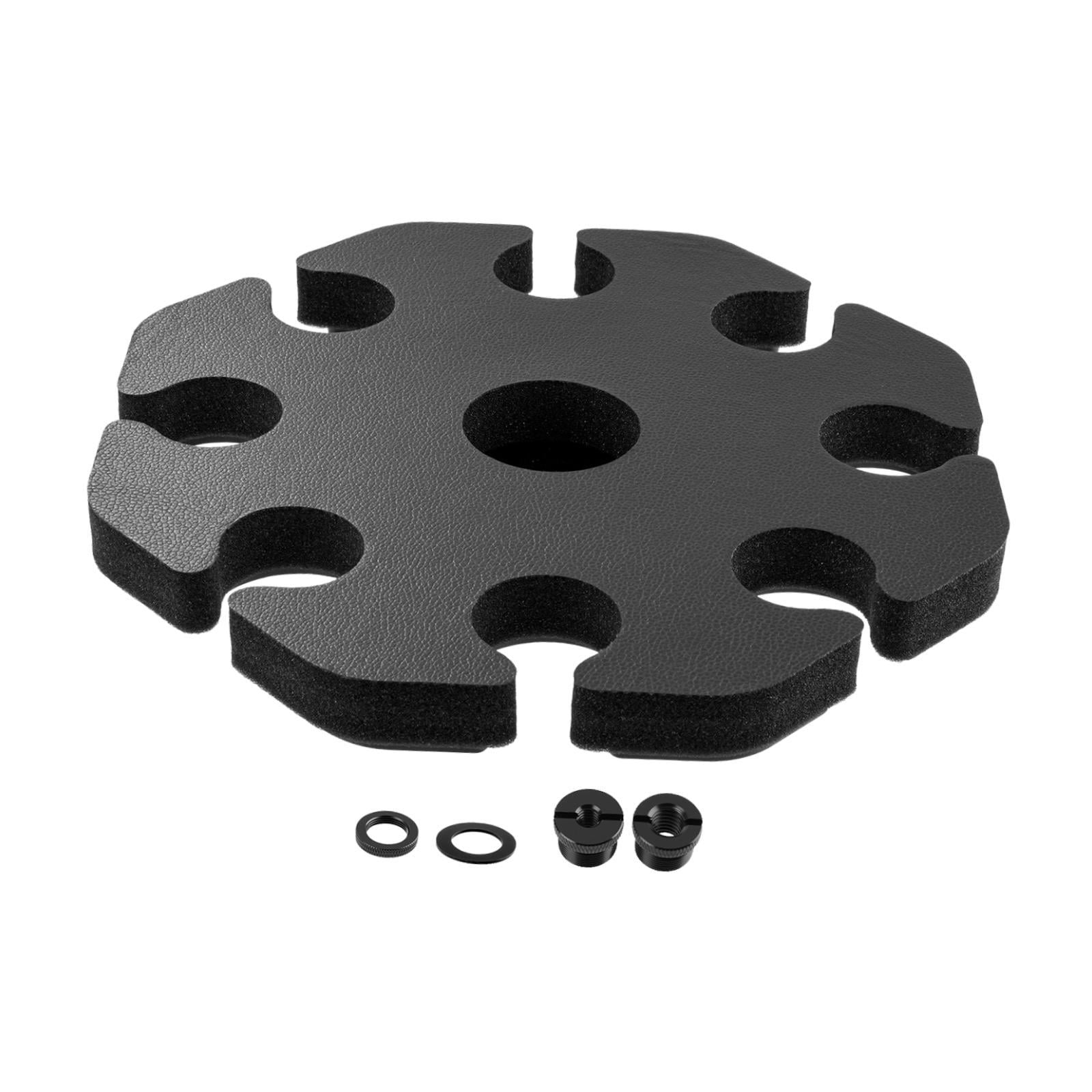 Microphone Stand Multi Mic Holder Sturdy Acrylic Design Holds 8 Mics for Performance Stage Studio