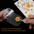 thumbnail image 4 of 40 Stück Transparentes Lesezeichen, Getrocknete Blumen, DIY Hausgemachte Glaswaren-Aufkleber Bookmark, Klare Florale Maker für Kinder Heim Schule Buch, 4 of 7