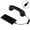 Black, variant on Universal Handset for Phone, Type-C and 3.5mm Retro Telephone Receiver with HD Audio for Smartphones, 1pc