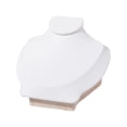 thumbnail image 1 of Expositor de busto de joyería, modelo de soporte para joyería, maniquí de collar para exhibición Blanco, 1 of 9