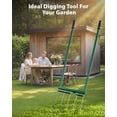 thumbnail image 7 of Broadfork Garden Tool, 5-Tine Heavy Duty Broad Fork, Manual Hand Tiller with 58 Inch Ergonomic Handle, Pitchfork Digging Fork for Cultivating Spading Crushing Aerating Gardening Soil$$Garden & Patio, 7 of 7
