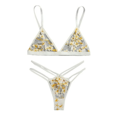 

Mackneog Plus Size Underwear Sexy LingerieFlower Embroidery G-string Thong Underwear Sleepwear New Fashion Polyester Lace Thong Plus Size Panties