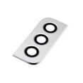 thumbnail image 3 of Esource Parts Samsung Galaxy S22 5G Rear Camera Glass Lens Bezel White, 3 of 4