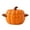 Orange, variant on Dutch Oven Pot with Lid, Pumpkin Pottery Dessert Saucepan, Mini Baking Dish Cute Pumpkin Bowl, Covered Dutch Oven Ceramic Stockpot, Pumpkin-Shaped Casserole