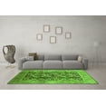 thumbnail image 3 of Ahgly Company Indoor Round Oriental Green Industrial Area Rugs, 7' Round, 3 of 4