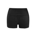 thumbnail image 4 of DHFJKG Women Low Rise Shorts Fold Over Slim Fit Shorts Summer Casual Solid Color Trendy Hot Pants Daily Wear Versatile Bottoms, 4 of 4
