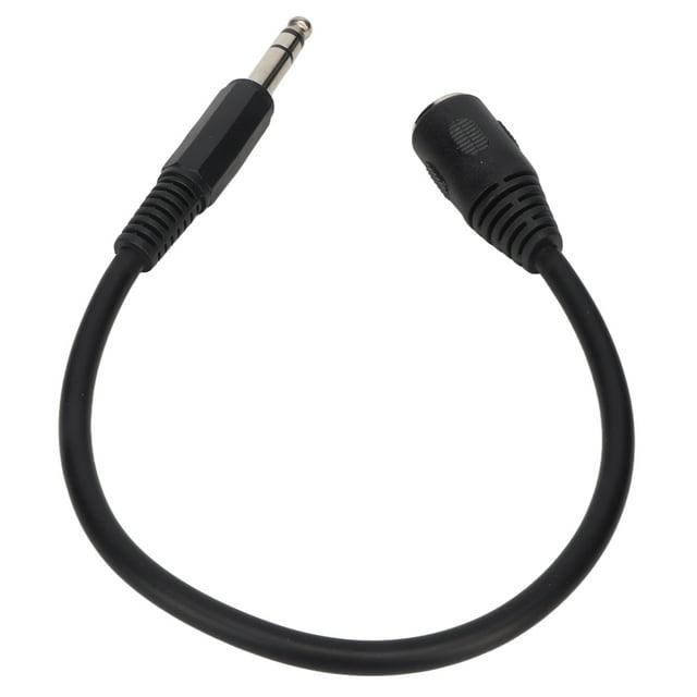 Cable adaptador DIN de 5 pines hembra a 6,35 mm macho Cable adaptador de sonido con salida de sonido para micrófono de 1,0 pies