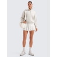 thumbnail image 4 of Sudadera CRZ YOGA SoftAura Half Zip para Mujer Milky White XS, 4 of 6