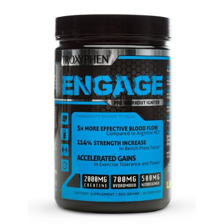 Truderma Troxyphen Engage Pre-Workout Powder, Lemon Berry, 30 Servings