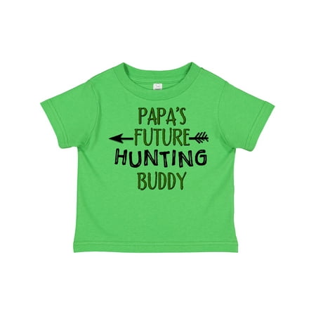 

Inktastic Papas Future Hunting Buddy Gift Toddler Boy or Toddler Girl T-Shirt