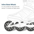 thumbnail image 3 of Pack Inline Skate Wheels Beginner's Replacement Wheel with Bearings Wheels 70mm, 3 of 5