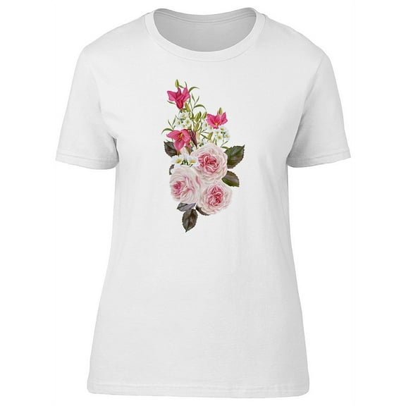 Cute Flowers, Pink Spring Nature Tee Women's -Image by Shutterstock