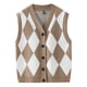 thumbnail image 3 of Chaleco de otoño e invierno para hombre, jersey sin mangas con cuello en V, chaleco informal para hombre para estudiantes jóvenes, 3 of 6