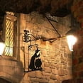 thumbnail image 1 of Decoración de pared con silueta de caldero de bruja de Halloween, adorno colgante de pared de caldero de bruja de metal, arte de pared colgante para decoración del hogar, 1 of 6