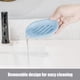 thumbnail image 4 of Jabonera de plástico color macaron | Porta jabón con ranuras para drenaje | Organizador compacto para baño, cocina, lavabo o ducha | Bandeja extraíble, fácil de limpiar | 1 pieza | Azul claro, rosa, 4 of 6
