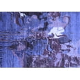 thumbnail image 1 of Ahgly Company Indoor Rectangle Oriental Blue Industrial Area Rugs, 2' x 5', 1 of 4