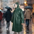 thumbnail image 1 of Chubasquero con capucha Fernando chaqueta impermeable poncho de lluvia L Verde, 1 of 8