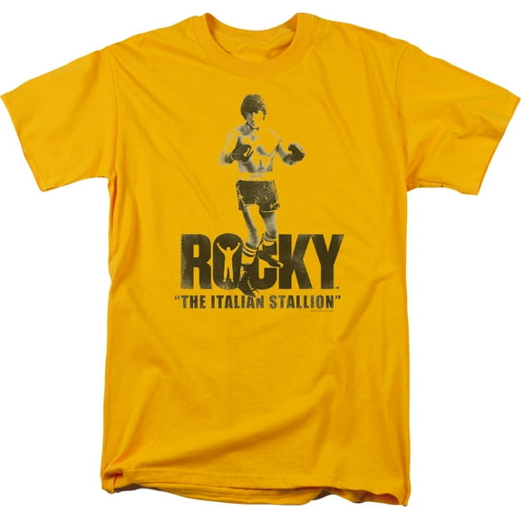Rocky The Italian Stall T-Shirtion Adult 18/1 T-Shirt Gold