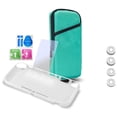 thumbnail image 1 of Organizador portátil para Switch Lite, kit de protección 7 en 1, incluye funda de transporte/protector de pantalla de vidrio templado/cubierta de TPU/4 cubiertas de agarre para pulgar, compatible con Switch Lite Ormromra 2033429-3, 1 of 8