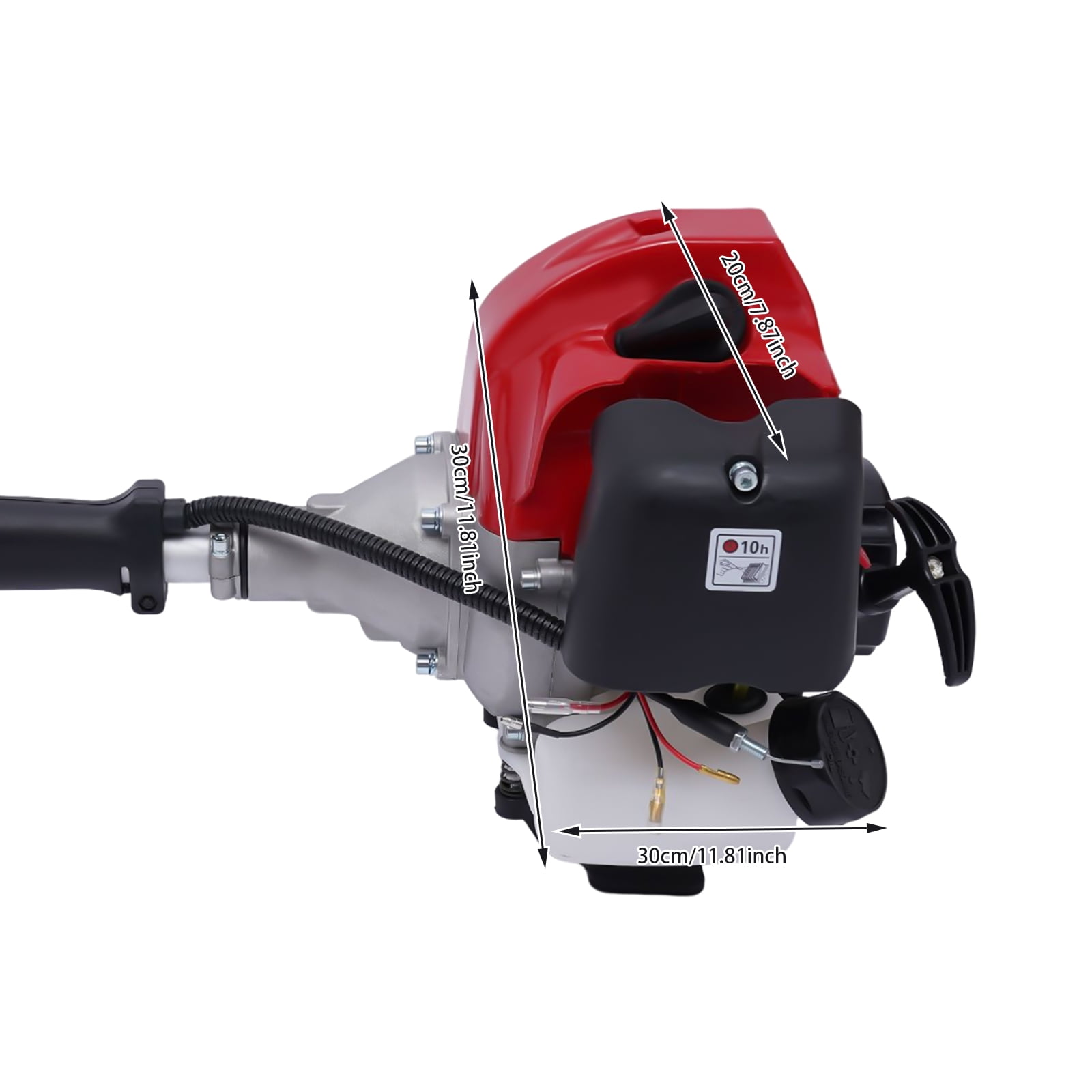 TFCFL CG520 Gardener Hedge Shears 1.4KW Grass Trimmer Chainsaw 51.7CC 2-Stroke Vibrator 6500RPM