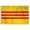 2x3 ft Nylon Flag, variant on AGAS South Vietnam Flag 4x6 inch - 11" Plastic Pole 100% Polyester Stitched Edges South Vietnamese Mini Flag on a Stick