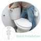 thumbnail image 3 of RUNROTOO 10Ud Tornillos De Fijación Para Asiento De Inodoro Robustos Y Compatibles Con Varios, 3 of 8
