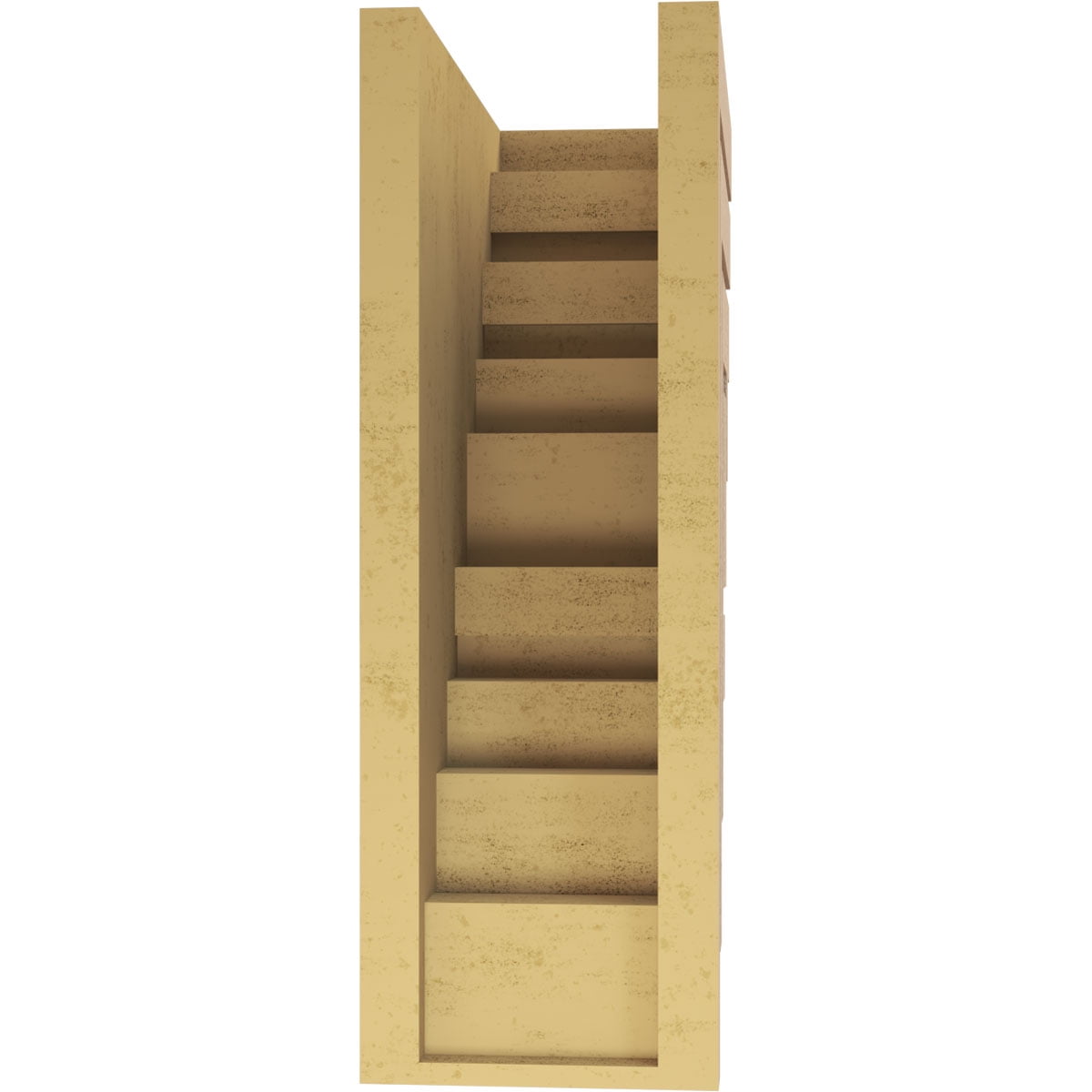 6"W x 12"D x 18"H Classic Landon Rough Cedar Woodgrain TimberThane Corbel, Primed Tan