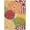 Red, variant on 10 x 13 ft. Floral Non Skid Indoor & Outdoor Rectangle Area Rug - Red