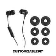 Skullcandy Jib XT in-ear Earbuds with Microphone, USBC, Black