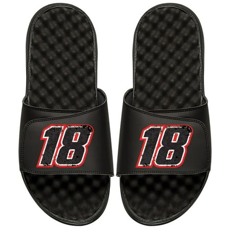 

Kyle Busch ISlide Youth Distressed Slide Sandals - Black