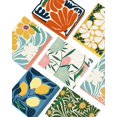 thumbnail image 4 of Bolsas de regalo Qiqee Clash Flowers de papel con papel de seda, 6 unidades, 4 of 7