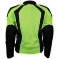 thumbnail image 4 of Vance Advance Womens All Weather Season CE Armor Mesh Motorcycle Biker Riding Jacket (3XL, Hi-Viz Green), 4 of 4