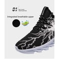 thumbnail image 2 of Xishao Zapatillas de Running Lightning Graffiti para Hombre y Mujer Zapatillas de Deporte elásticas de Goma Transpirables Ocasionales Xishao ropa, 2 of 2
