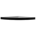 thumbnail image 2 of InPlace Triangle Wood Corner Shelf, Corner Wall Shelf with Invisible Brackets, Black, 18" x 18", 2 of 2