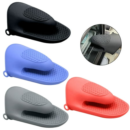 

4PCS Mini Oven Gloves Silicone Heat Resistant Anti-slip Cooking Pinch Mitts For Kitchen Cooking Baking