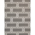 thumbnail image 2 of Pasargad Home Edgy 5' x 8' Hand-Tufted Silk and Wool Grey/Ivory Rug, For Indoor Space and all Age of Group, 2 of 4