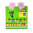 thumbnail image 4 of Tablero de fieltro Números de dedos Juguete de Juguetes educativos Suma y resta de matemáticas Número de mano de fieltro Juguete de matemáticas , Estilo un Estilo A Hugo contando juguetes, 4 of 10