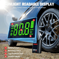 thumbnail image 6 of GOOLOO A2 8-in-1 Jump Starter with Air Compressor, 2500A Car Battery Booster (Up to 8L Gas/6L Diesel) 150 PSI Cordless Auto-Shutoff Tire Inflator, 12V Supersafe Lithium Jump Box with Jumper Cables, 6 of 12