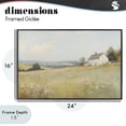 thumbnail image 4 of Stupell Industries Traditional Little House In The Prairie Black Framed Giclee Art, 24 x 16, by Petals Prints Design, 4 of 8