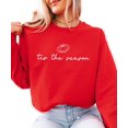 thumbnail image 2 of Tis The Season Football Sweatshirt for Women, Teens & Youth Trendy Game Day Sweater Red Sweatshirt Adult X-Large, 2 of 4