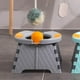 thumbnail image 3 of Asiento de orinal de entrenamiento plegable portátil para niños pequeños. Instalación conveniente. gris, 3 of 8