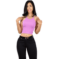 thumbnail image 1 of Blusas Mujer Casual Camiseta Dama Blusa Crop Top Strec UNITALLA, 1 of 5